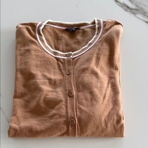 Talbots Brown Cardigan Sweater